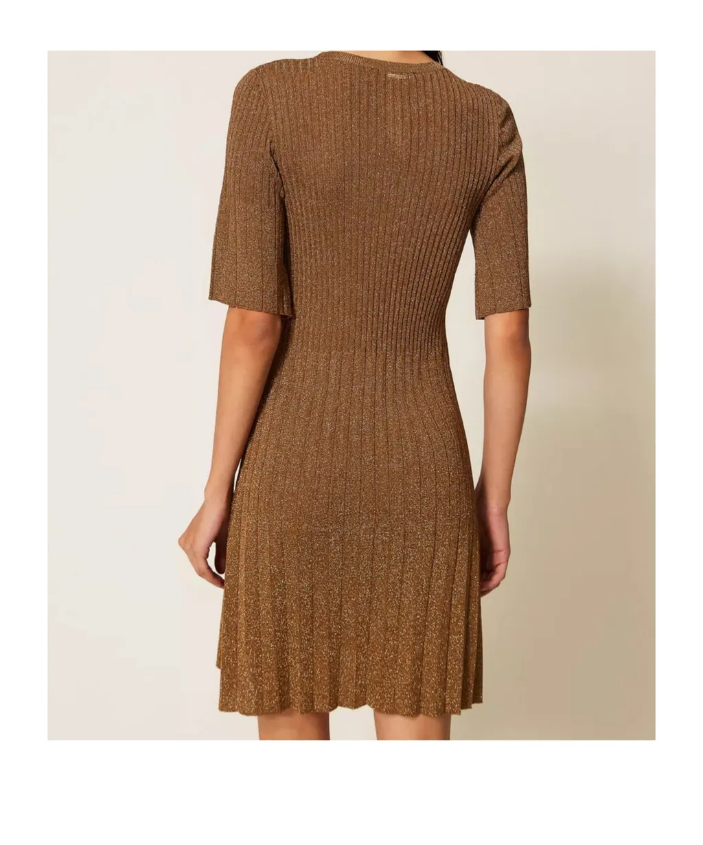 Lurex Knitted Dress