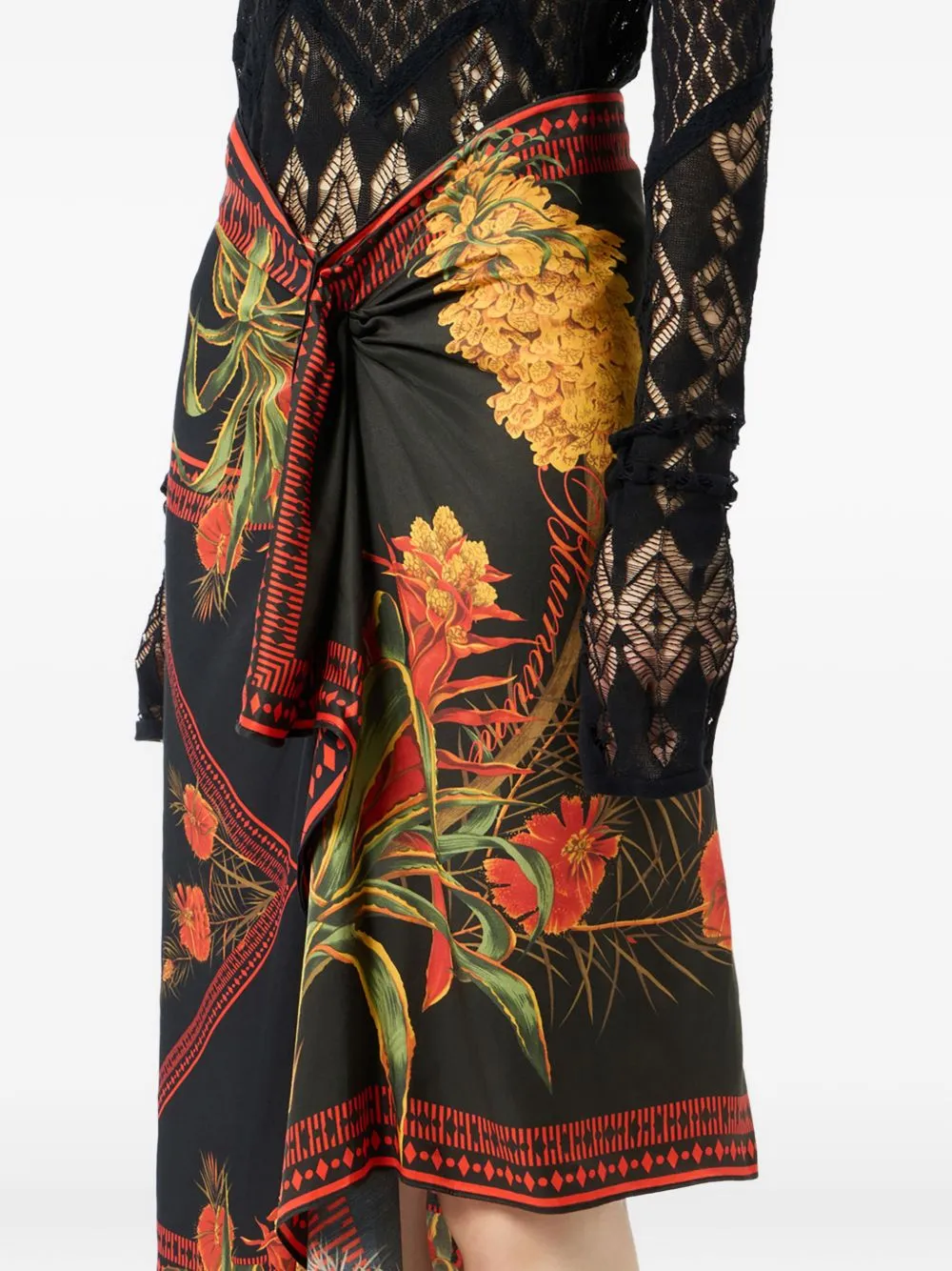 Printed Half-Length Skirt