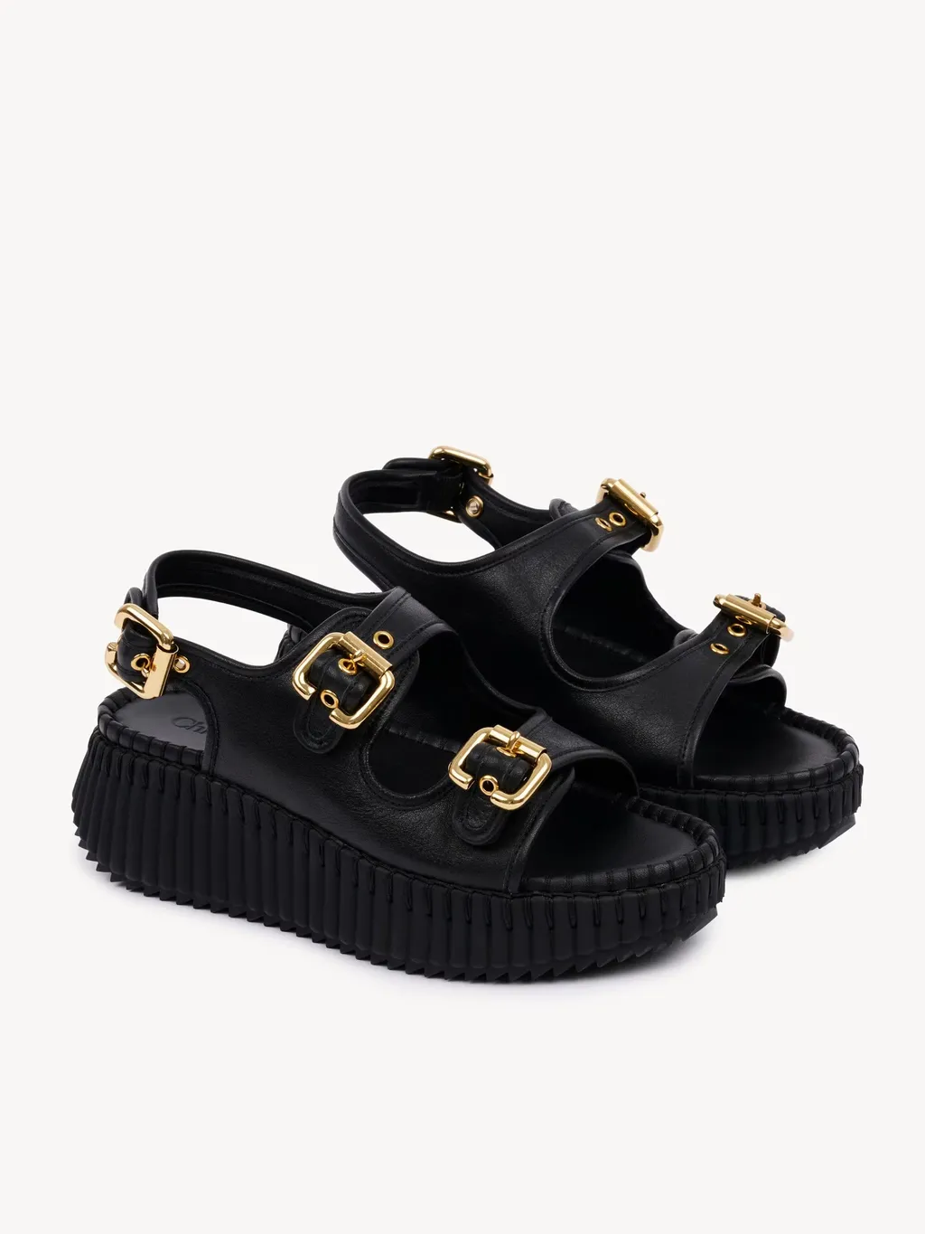 Chloé Nama Wedge Sandals