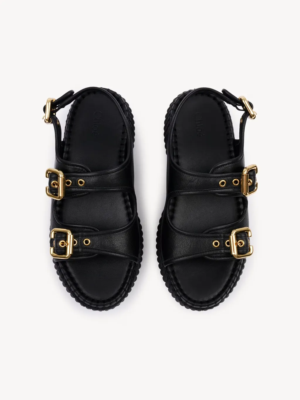 Chloé Nama Wedge Sandals