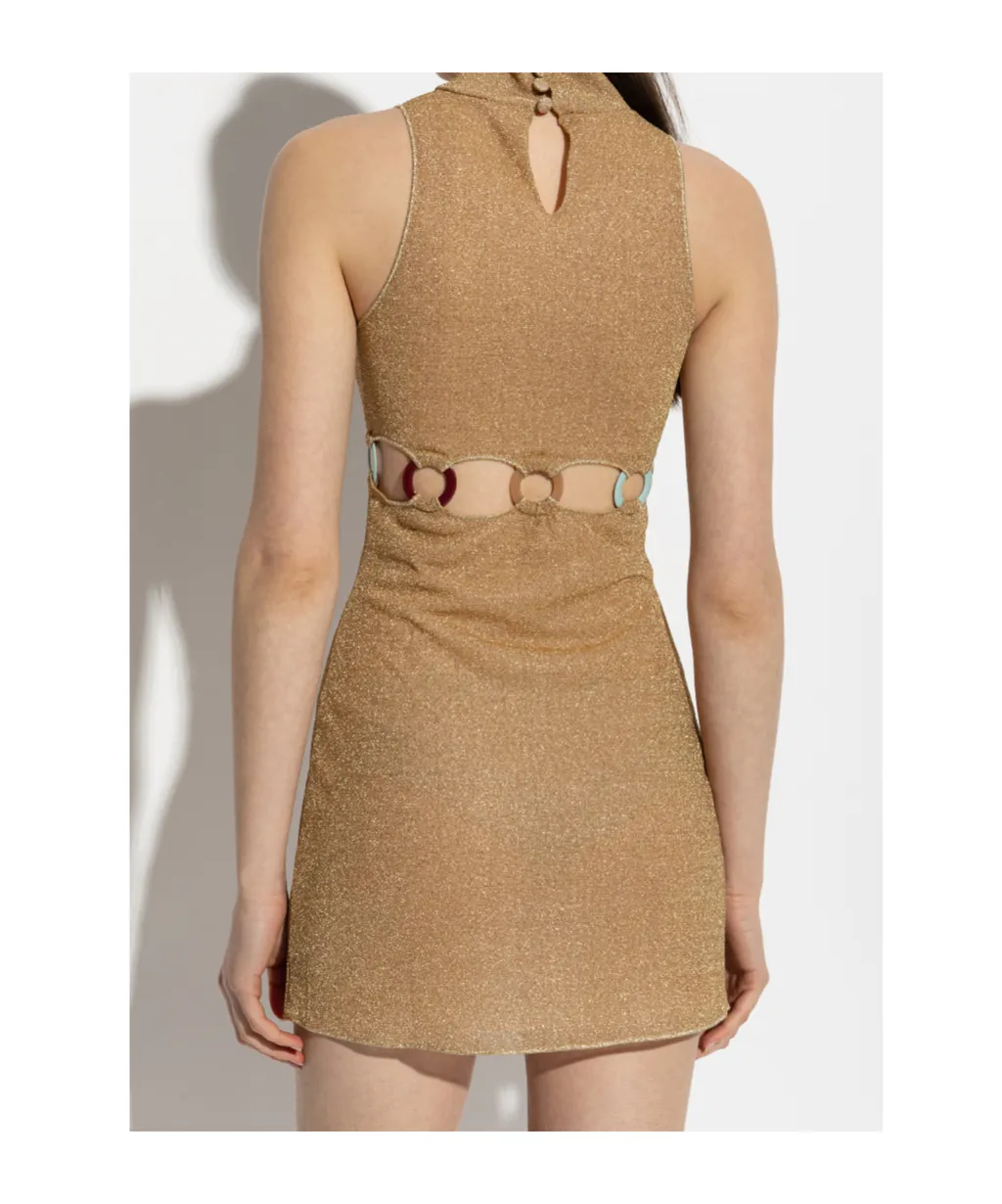 OsÉRee Beaded Detailed Cut Out Dress