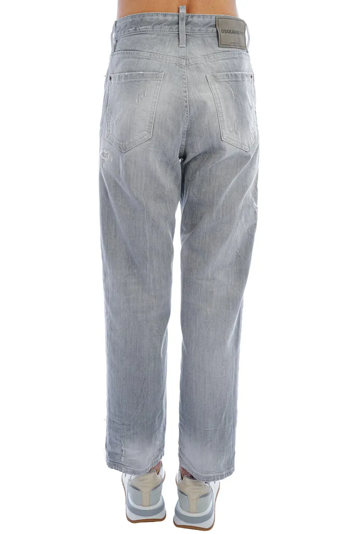 Dsquared2 Distressed Cropped Jeans