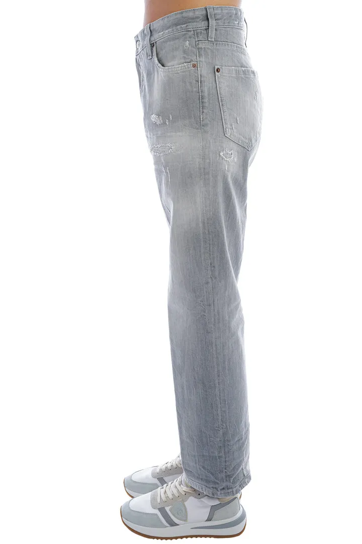 Dsquared2 Distressed Cropped Jeans