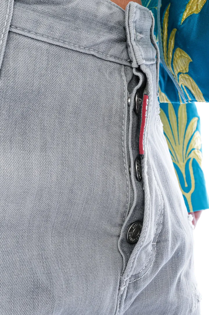 Dsquared2 Distressed Cropped Jeans