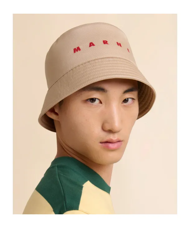 Marni Water-Repellent Gabardine Bucket Hat