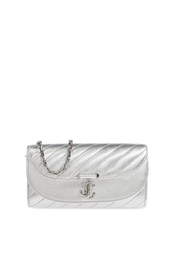 Jimmy Choo Avenue Curve Chain Linked Wallet