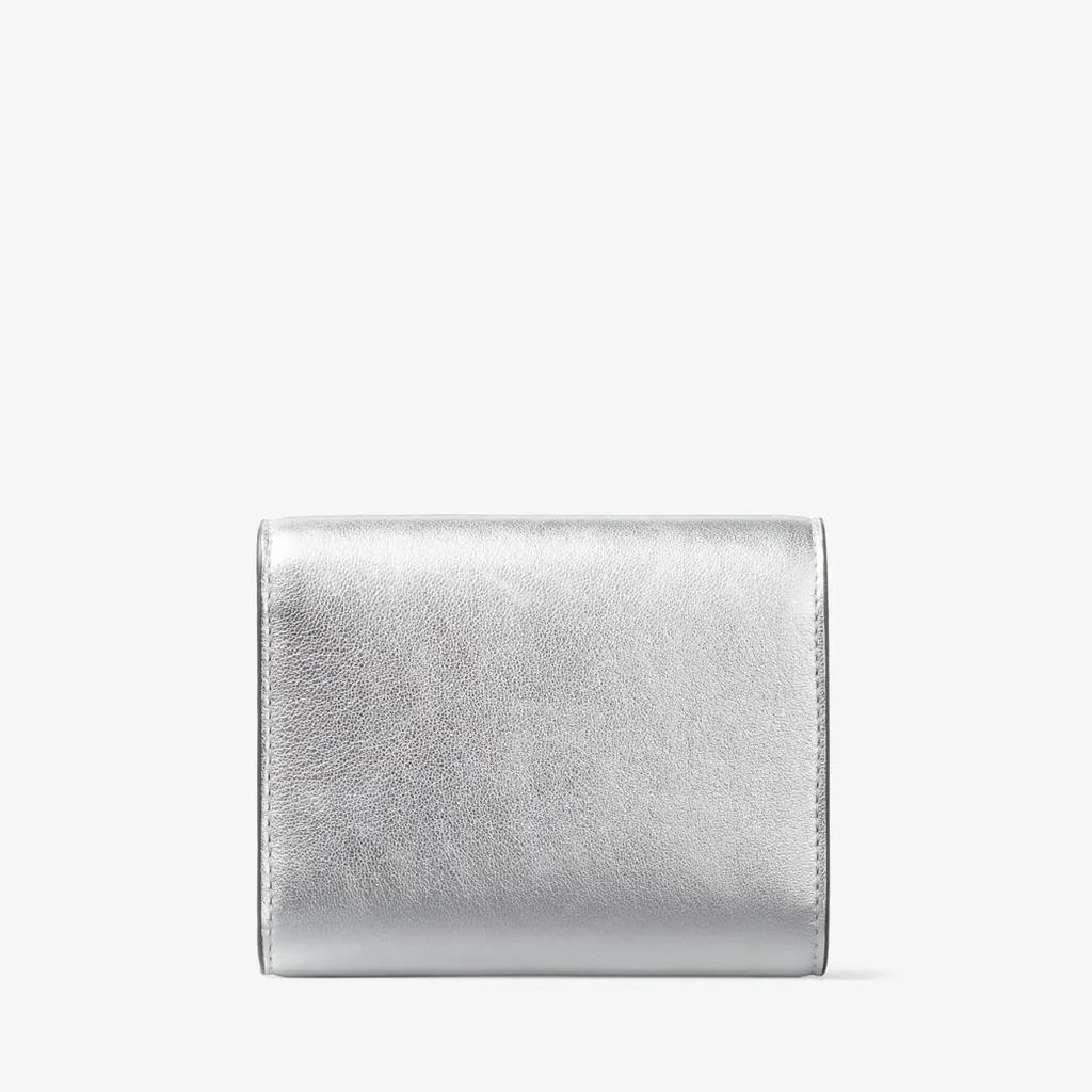 Jimmy Choo Marinda Metallic Compact Wallet