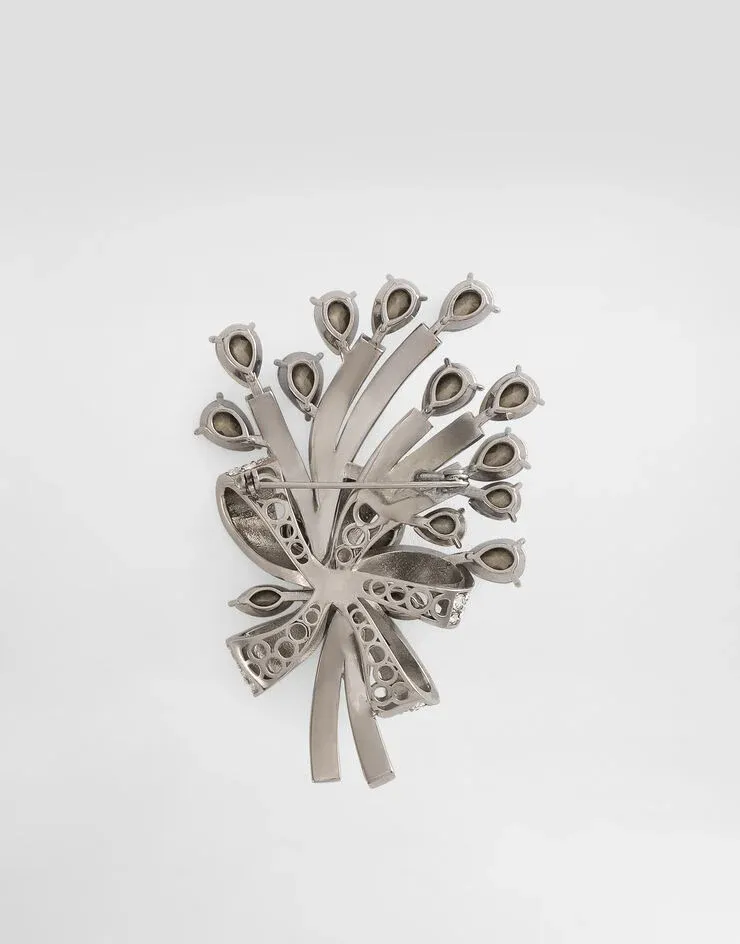 Dolce & Gabbana Floral Embellished Brooch