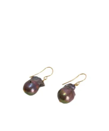 Jil Sander Grainy Drop Earrings