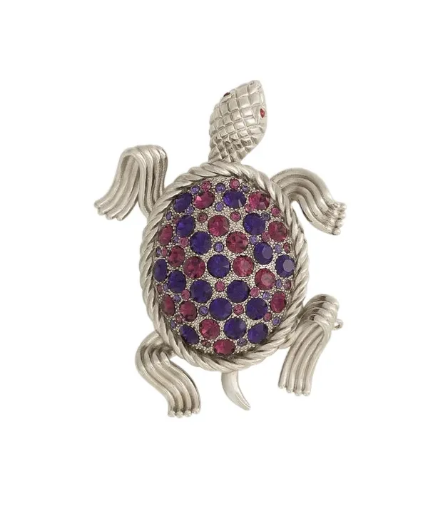 Dolce & Gabbana Turtle-Shaped Embellished Brooch