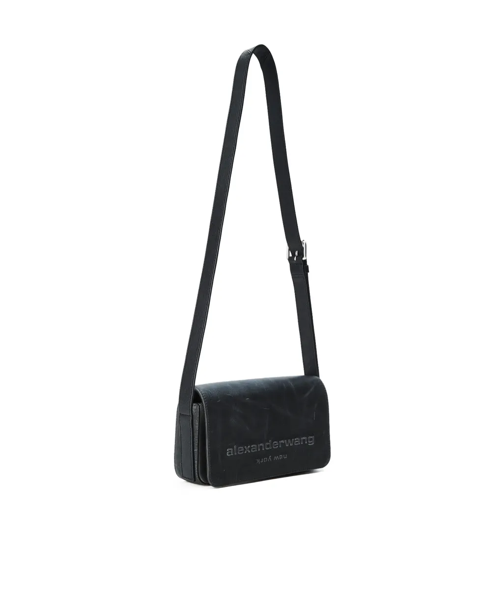 Flap Leather Crossbody Bag