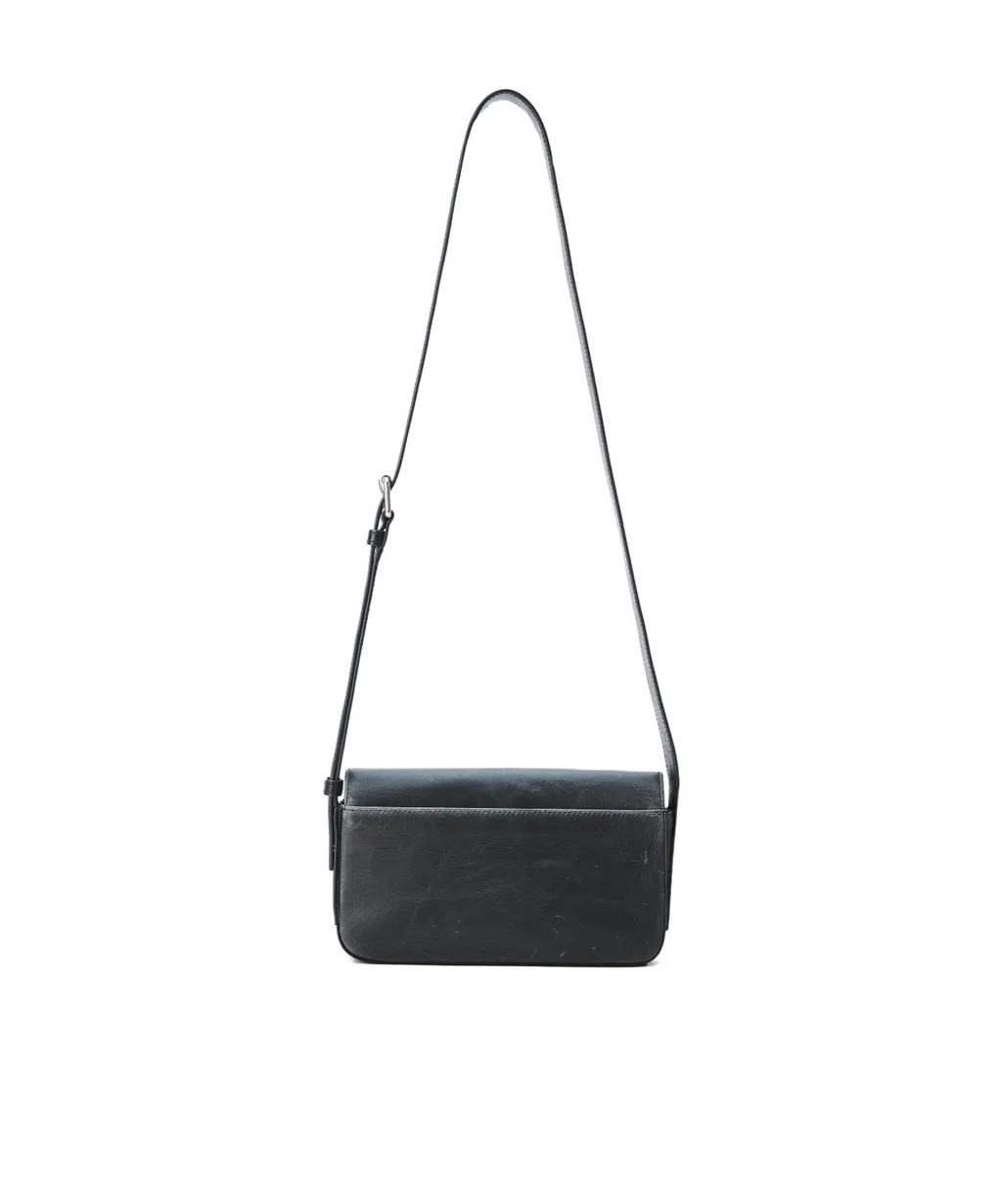 Flap Leather Crossbody Bag
