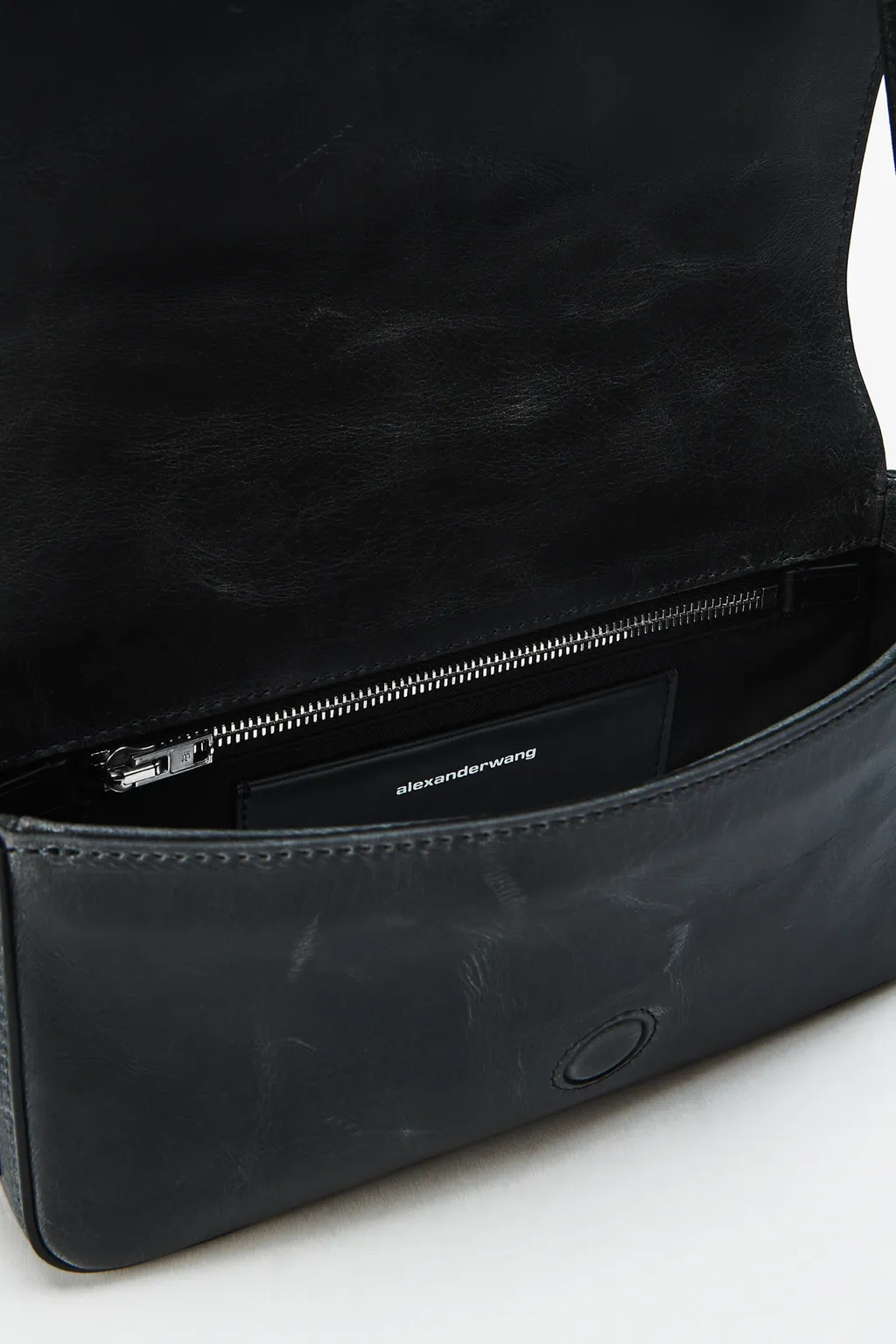 Flap Leather Crossbody Bag