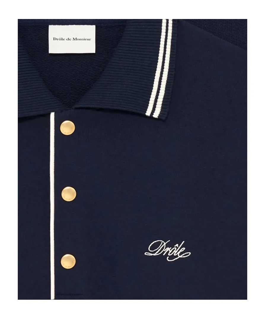 Drle De Monsieur Logo Embroidered Knitted Jumper
