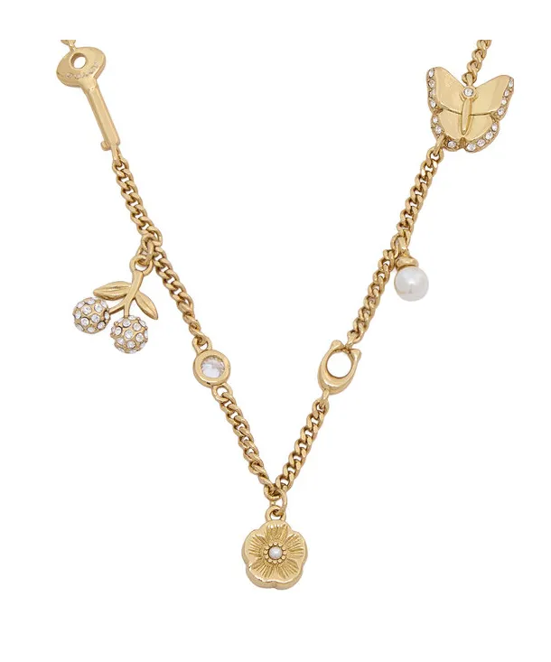 Coach Embellished Necklace