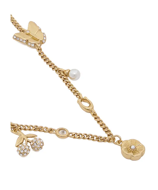 Coach Embellished Necklace