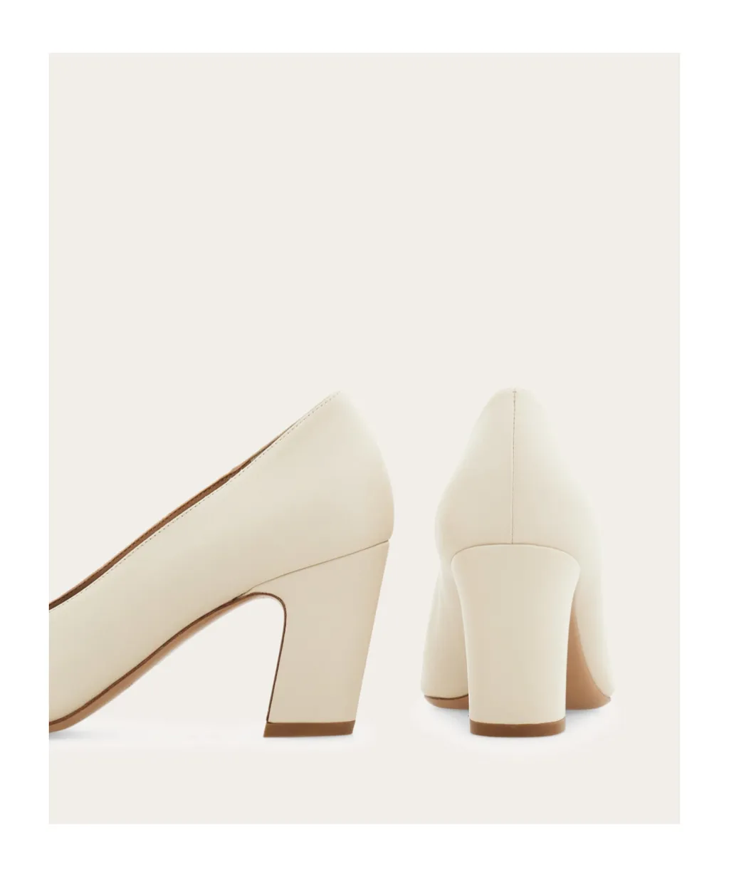 Gancini Block Heel Pump