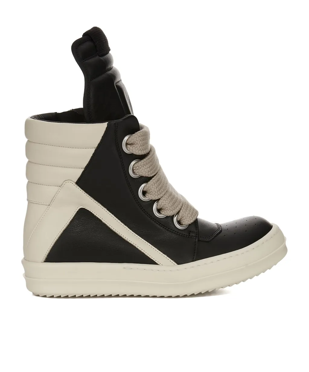Jumbolace Geobaskets Extended-Tongue Geometric-Panels Sneakers