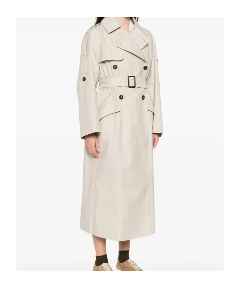 Long-Sleeved Trench Coat