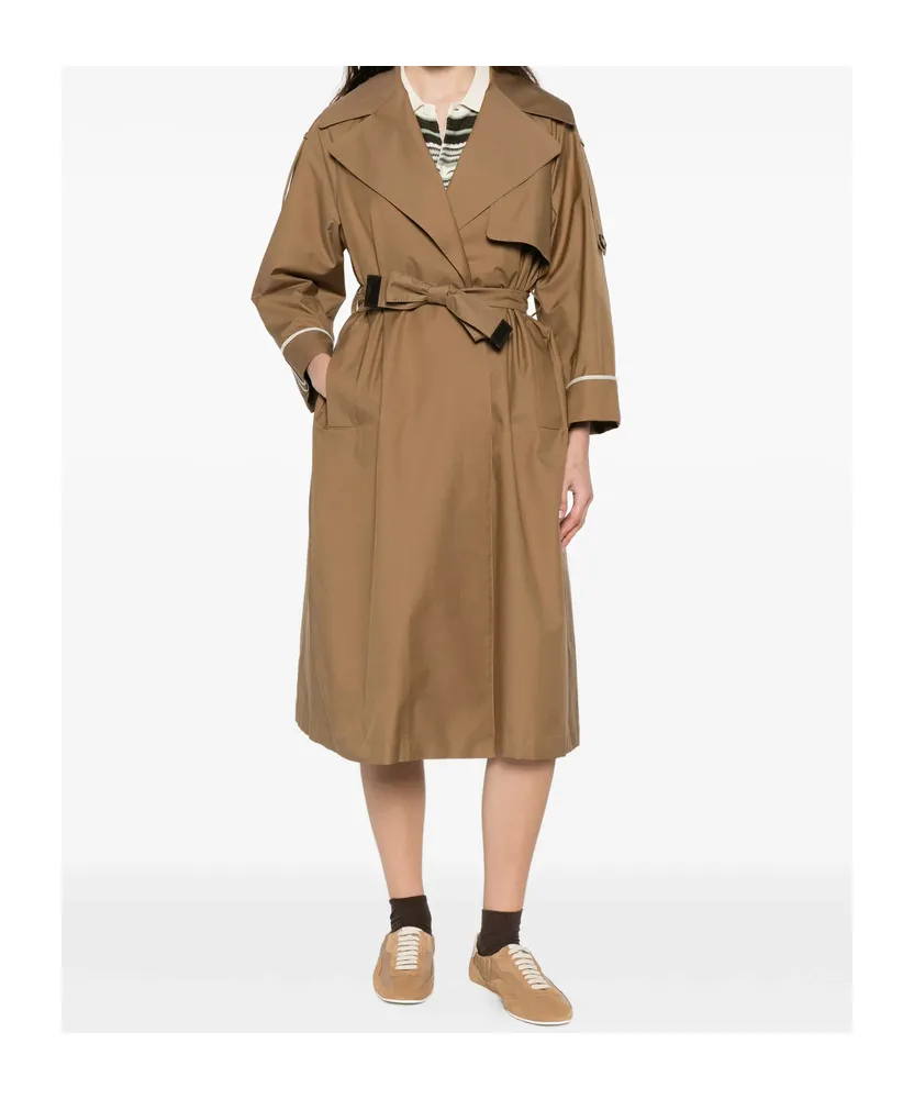 Long-Sleeved Trench Coat