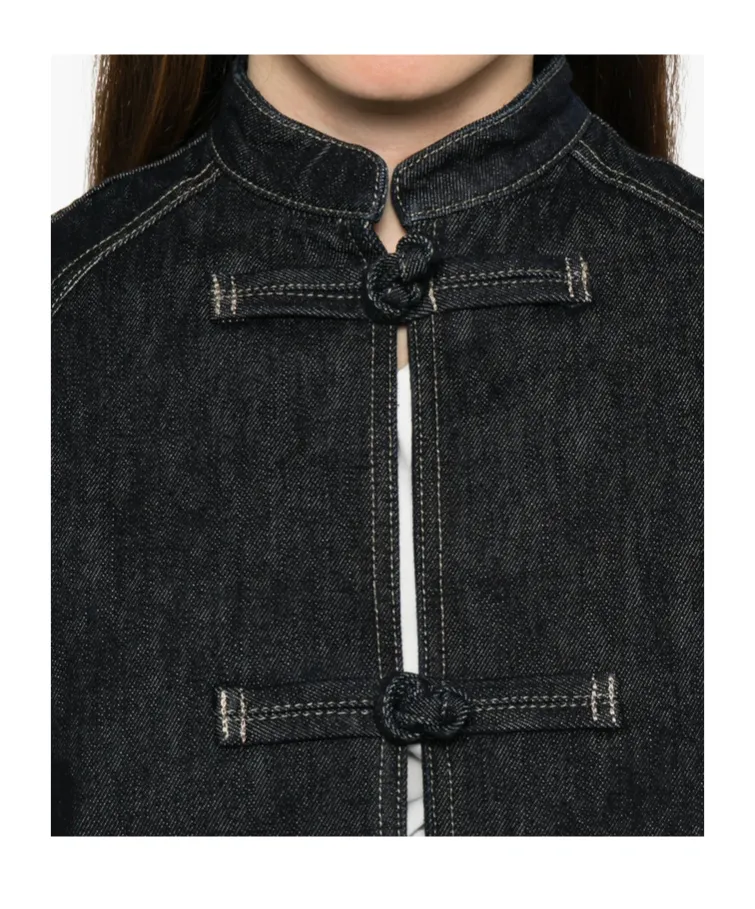 Long-Sleeved Denim Jacket