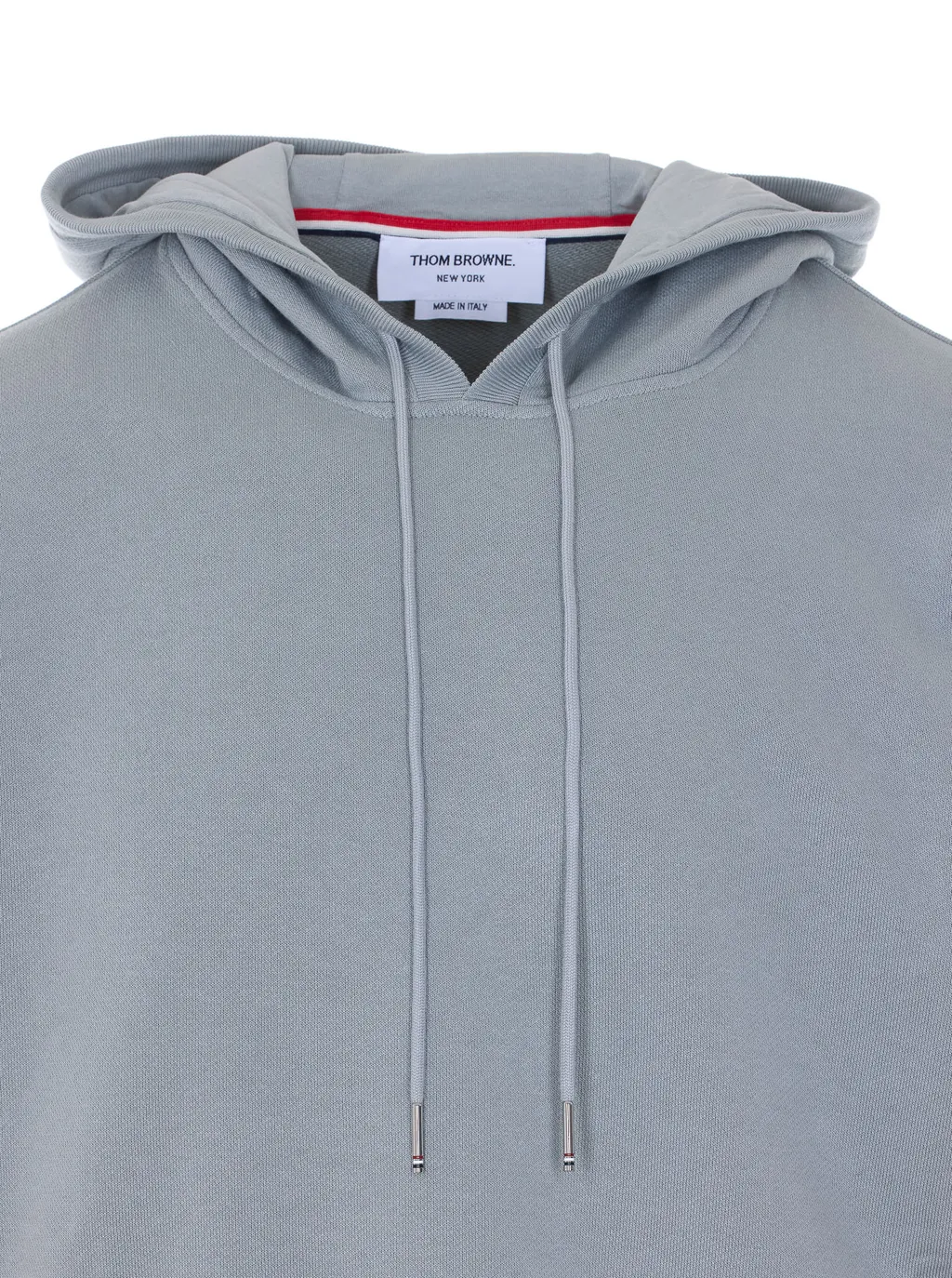 Thom Browne	Logo Patch Drawstring Hoodie