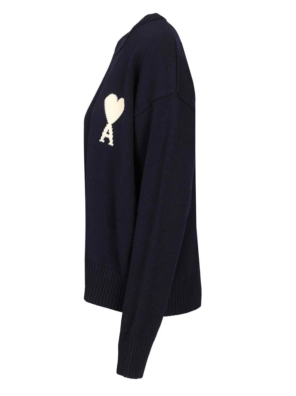 Ami Paris Ami De Coeur Crewneck Knitted Jumper