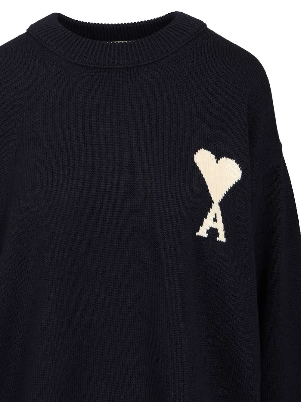 Ami Paris Ami De Coeur Crewneck Knitted Jumper