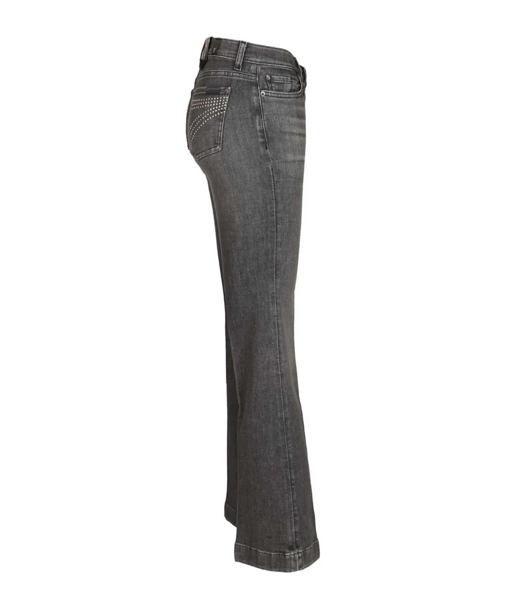 7 For All Mankind Dojo Rocker Flared Jeans