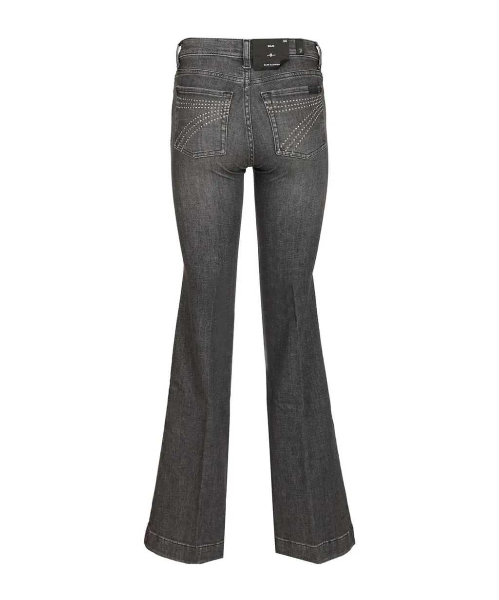 7 For All Mankind Dojo Rocker Flared Jeans