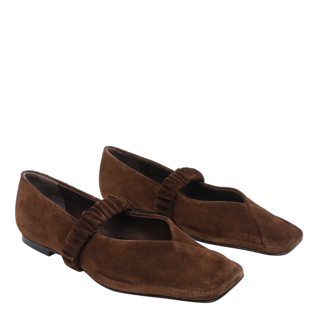Alohas Sawy Square-Toe Ballet Flats