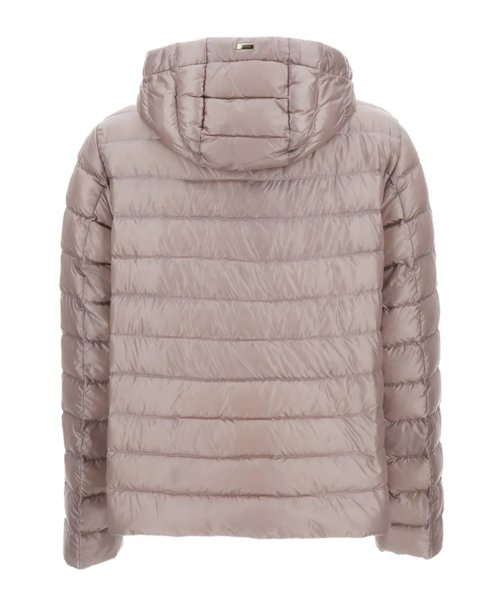 Herno Quilted Hooded Drawstring Puffer Jacket