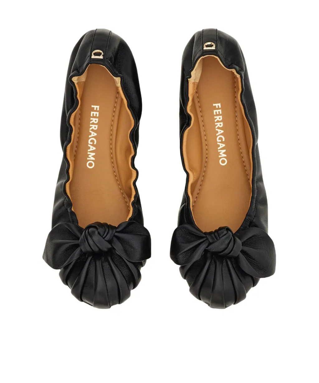 Bow Embellished Ballet Flat