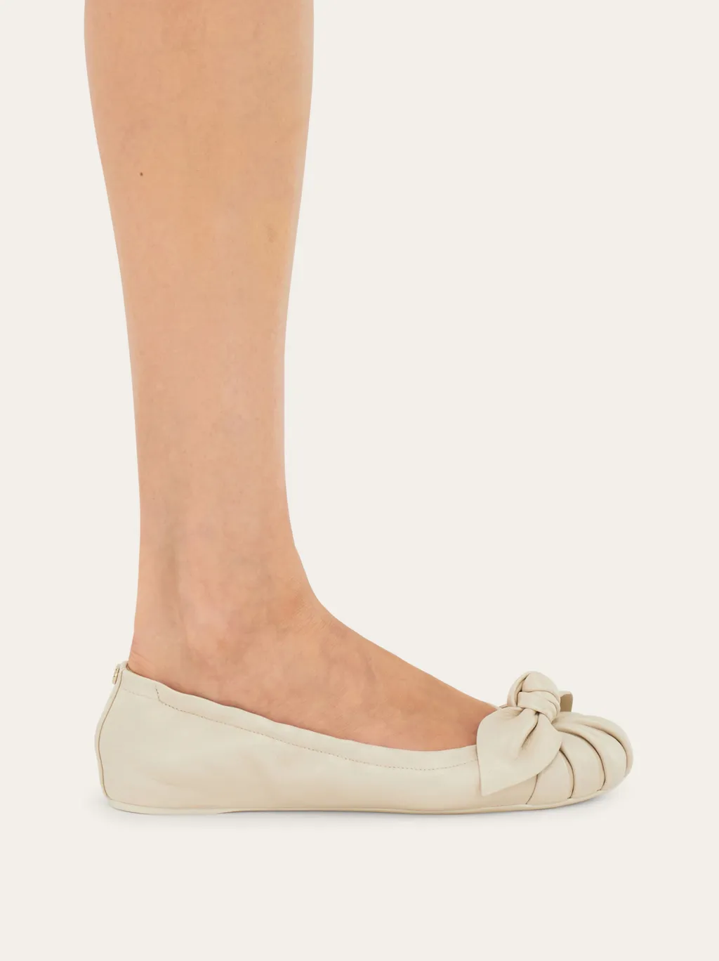 Bow Embellished Ballet Flat