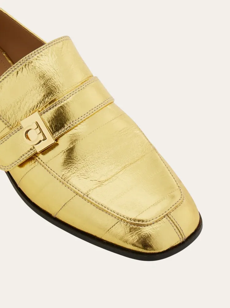 Ferragamo Square-Toe Loafers