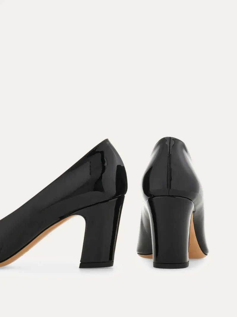 Gancini Block Heel Pump
