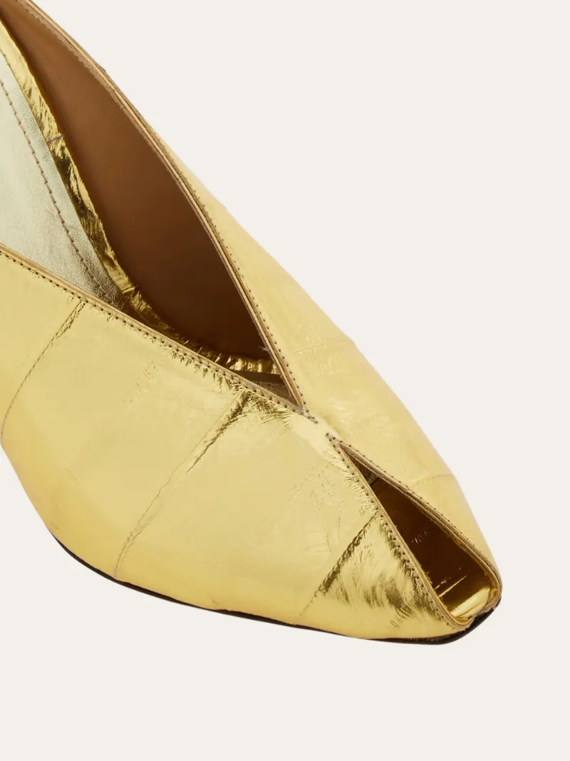 Ferragamo Open-Toe Wedge Mules