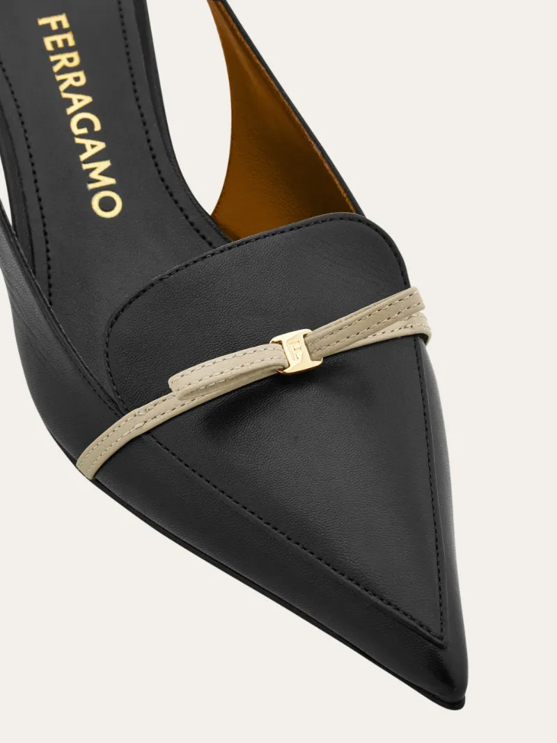 Ferragamo Pointed Toe Slingback Pumps