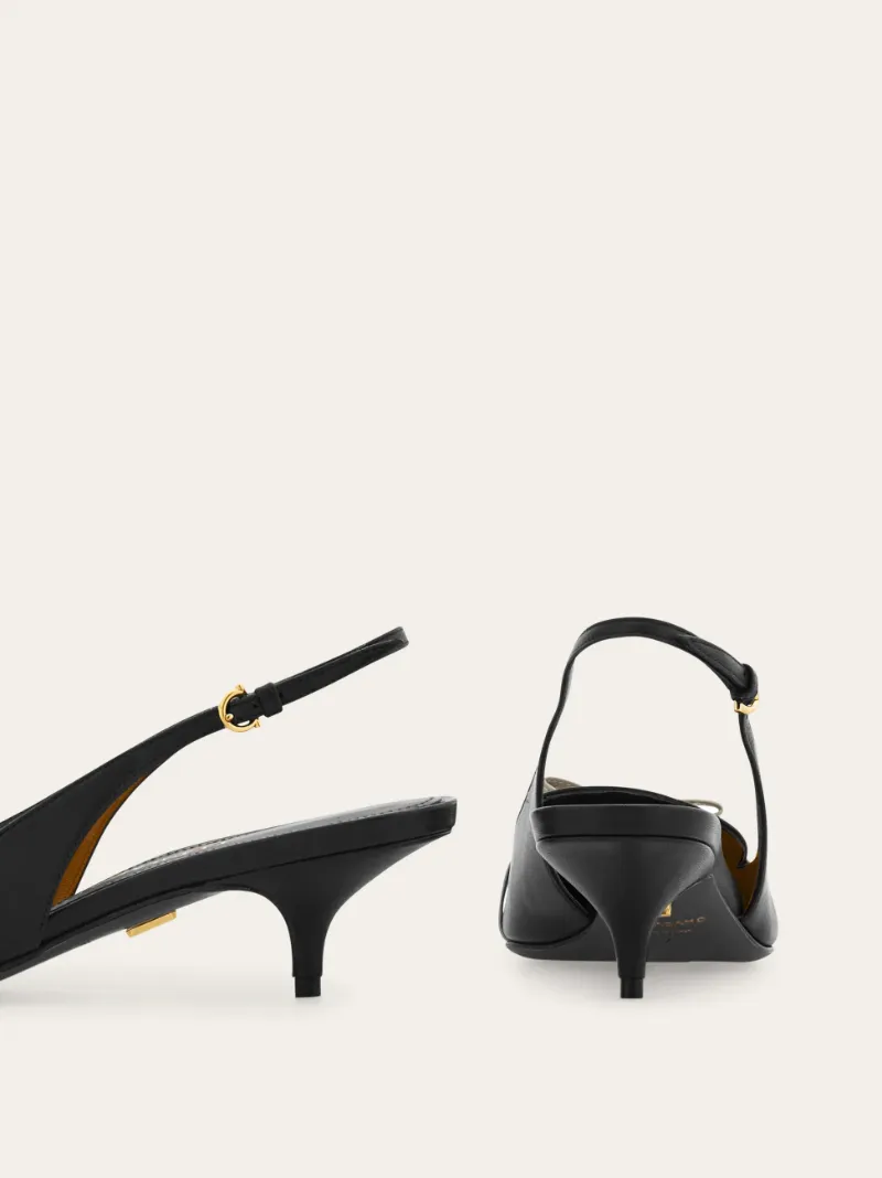Ferragamo Pointed Toe Slingback Pumps