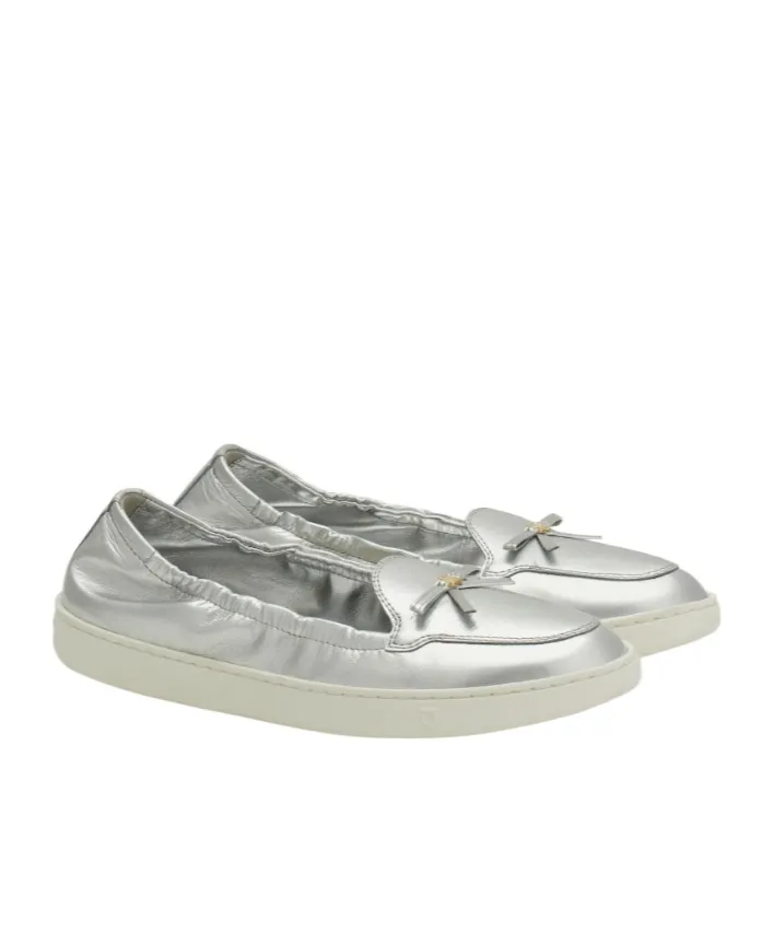 Flexible Loafer With Mini Bow Detail