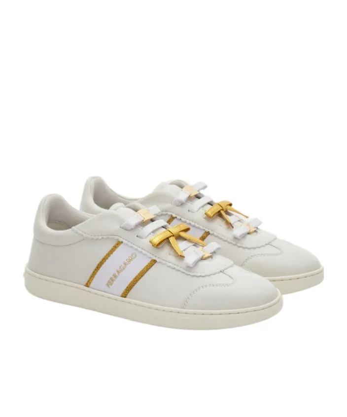 Sneaker With Mini Bow Detail