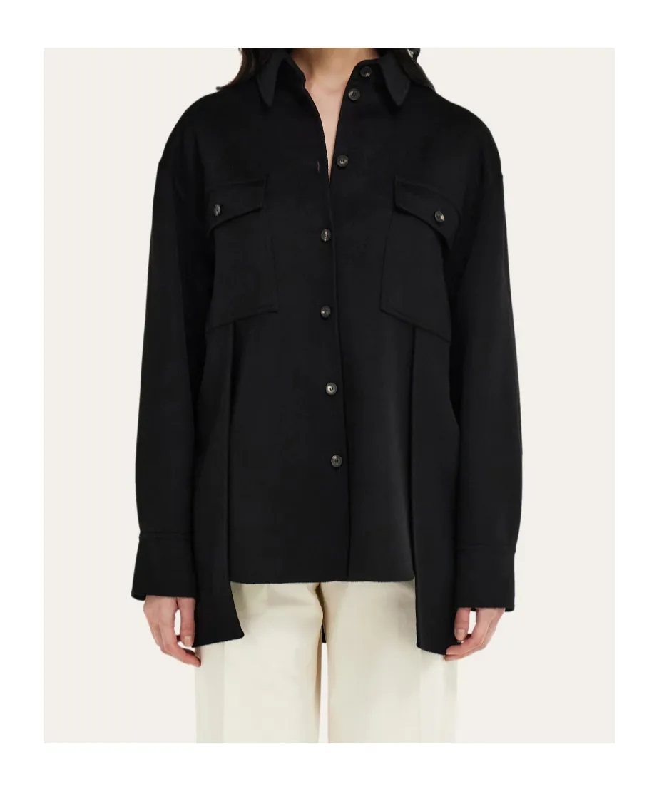 Mixed Cashmere Overshirt