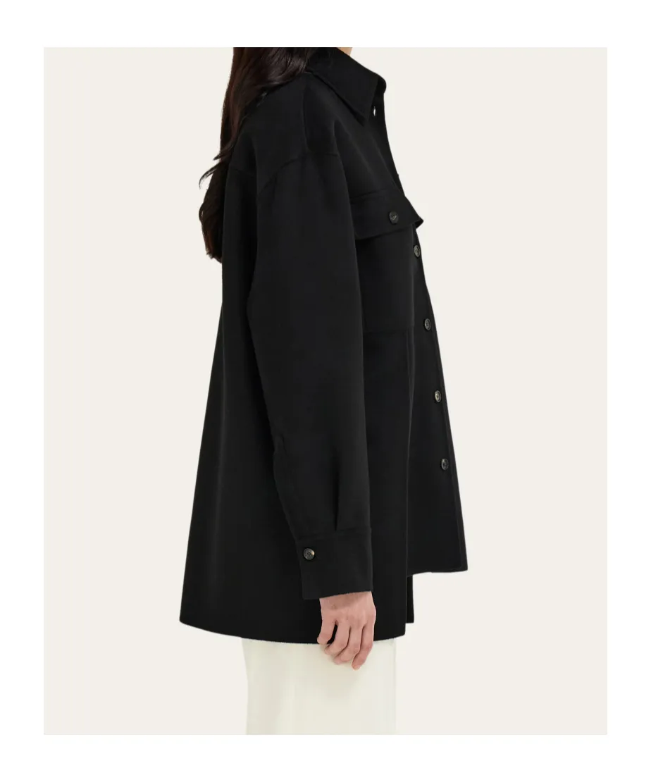 Mixed Cashmere Overshirt