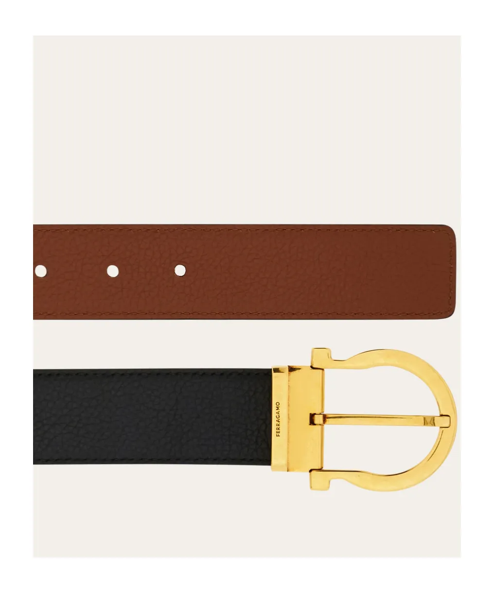 Reversible And Adjustable Gancini Belt