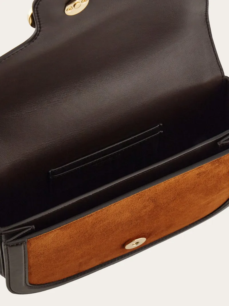 Double Gancini Crossbody Bag