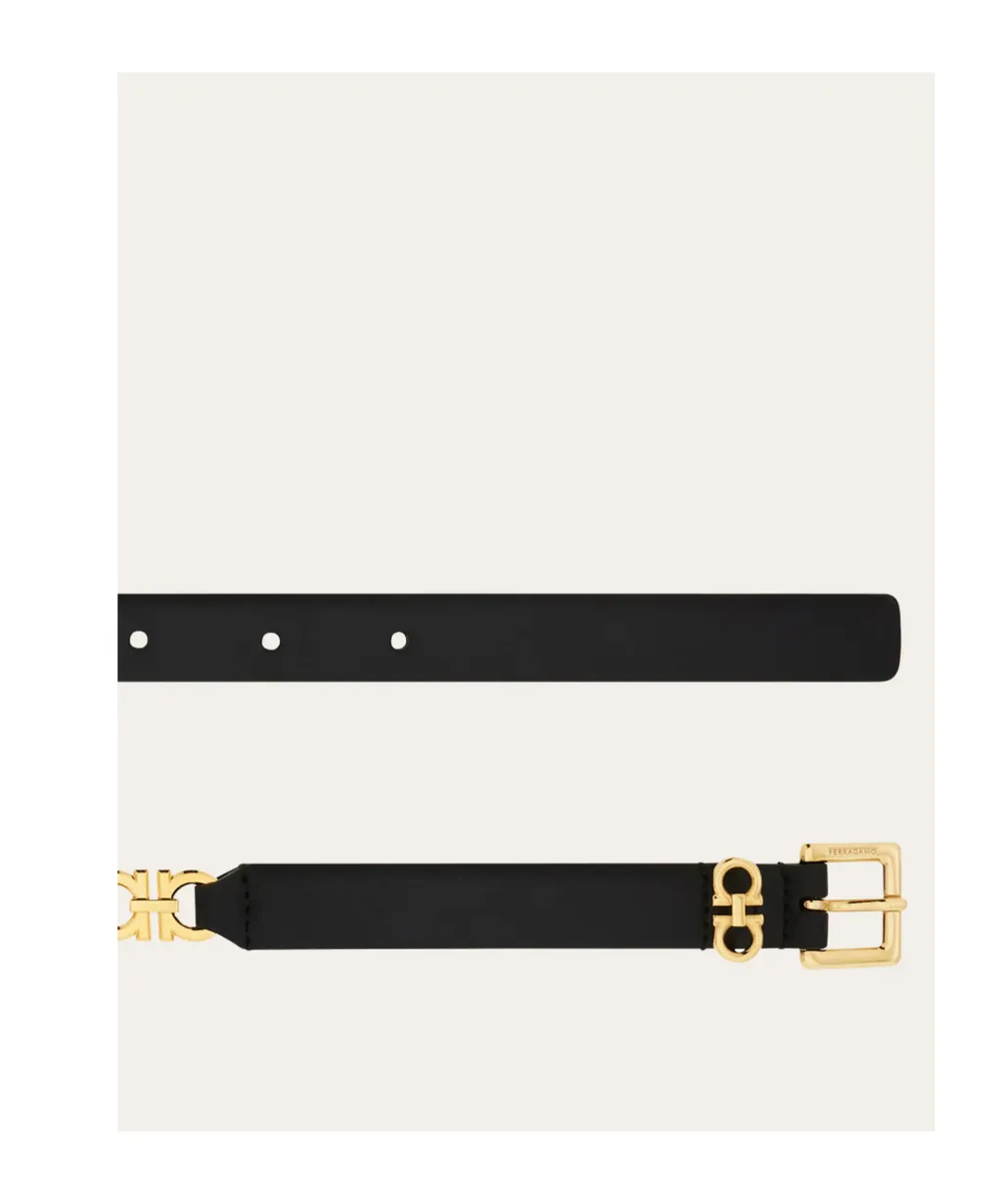 Gancini Belt With Chain