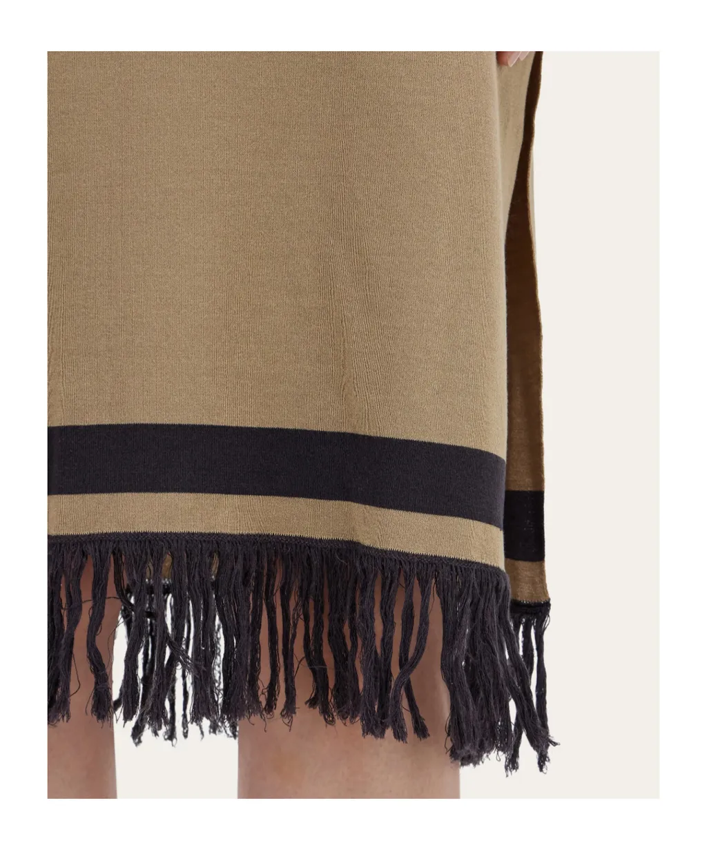 Skirt With Fringe Detail