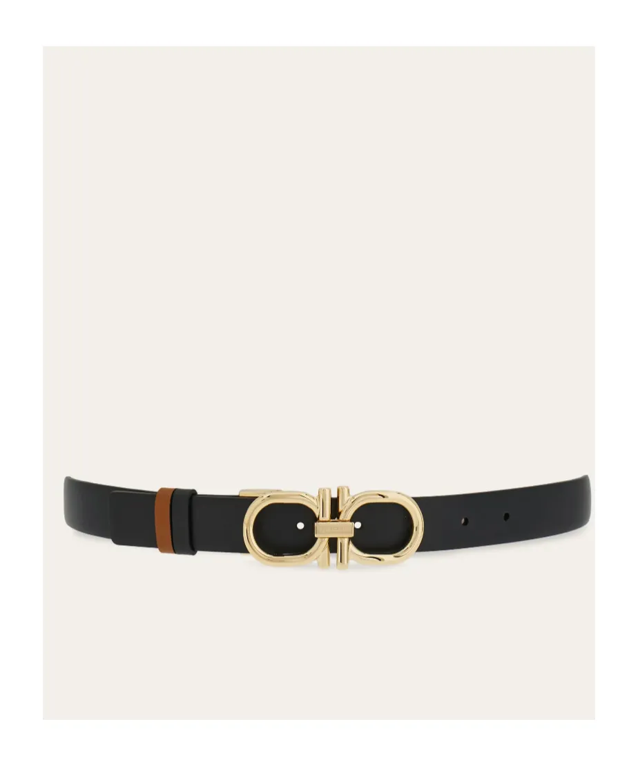 Reversible And Adjustable Gancini Belt