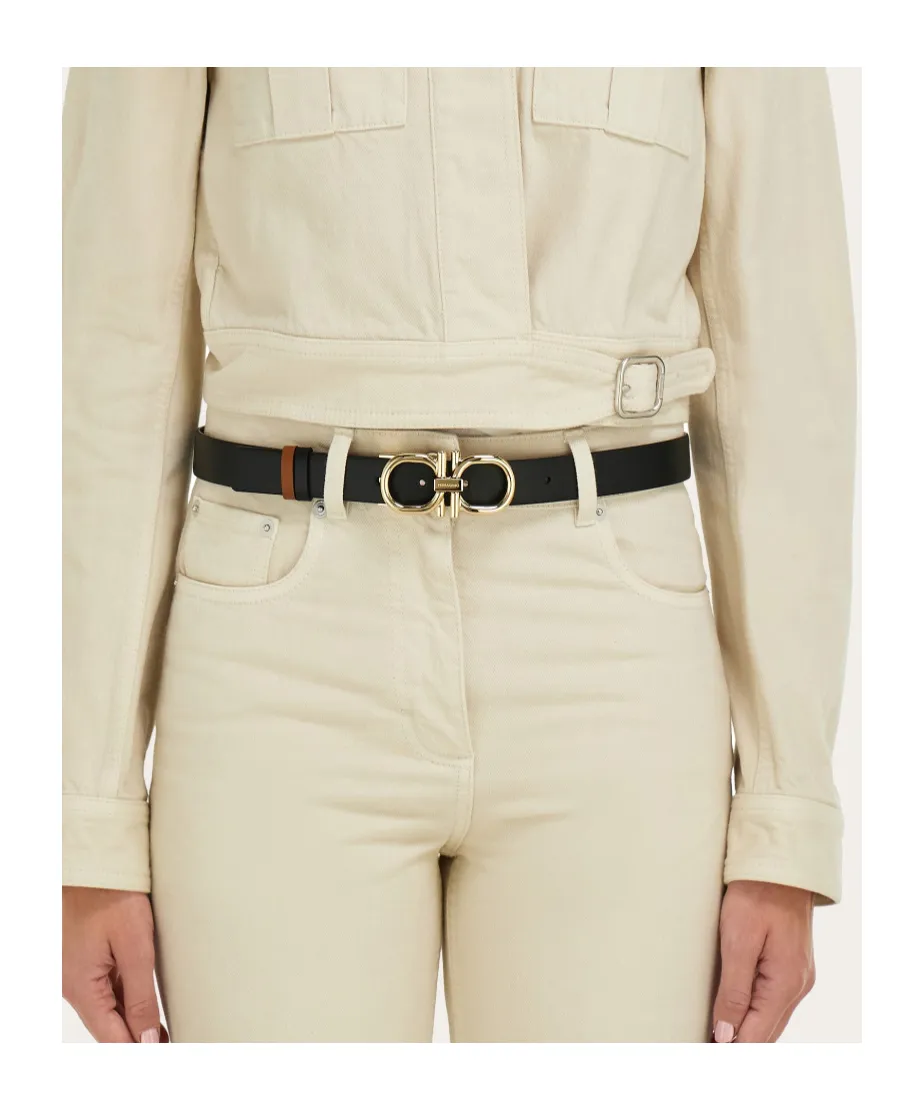 Reversible And Adjustable Gancini Belt