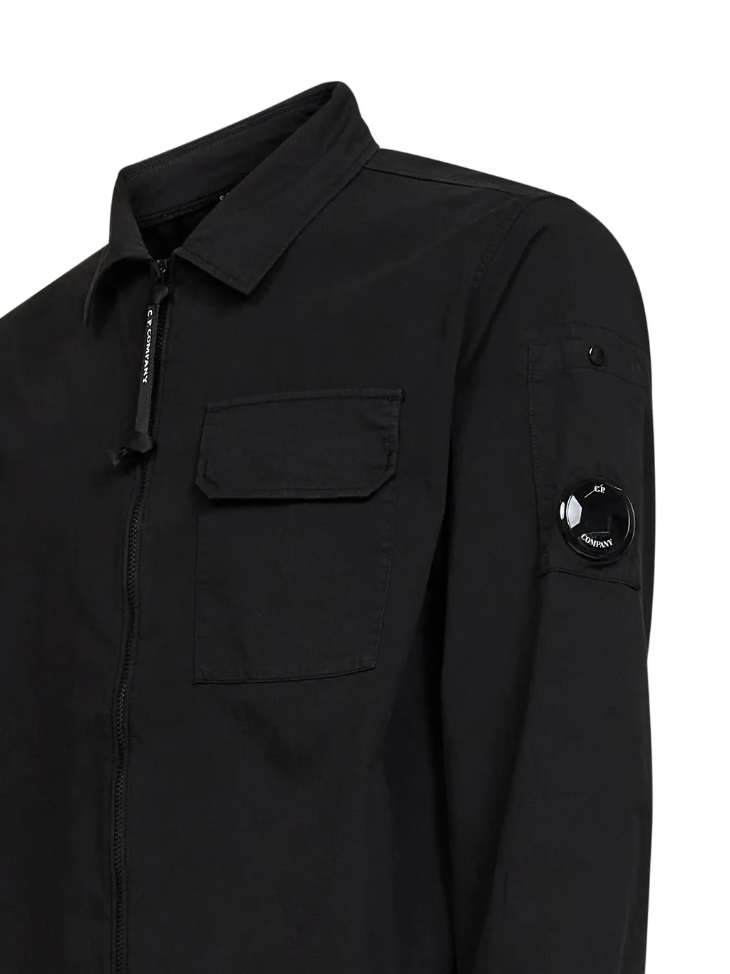 Logo Zip-Up Shirt